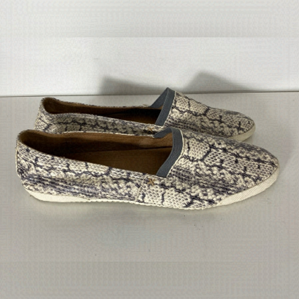FRYE  Loafers  Women's Size 11 Melanie Snake Print Leather Slip On Shoes